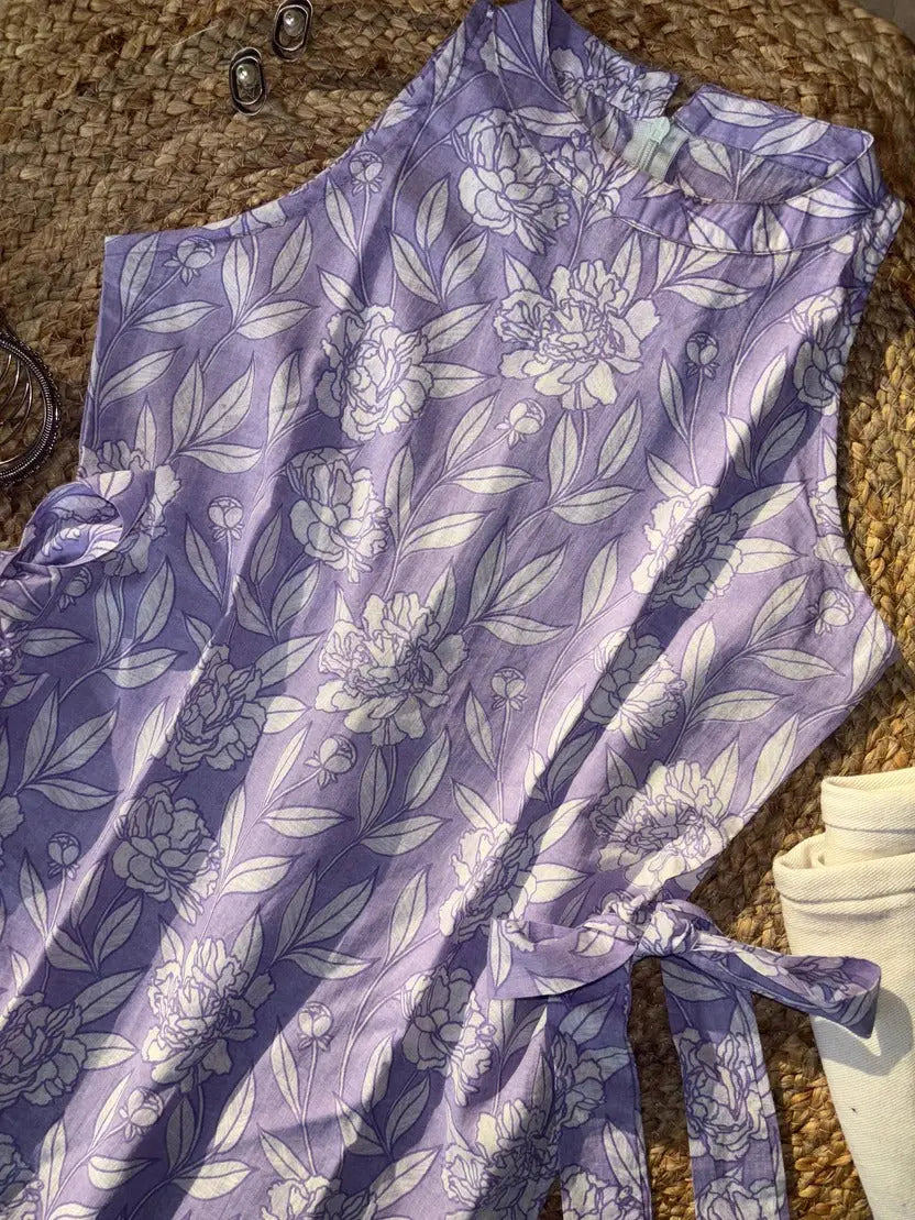 Laxmi Halter Neck Short Kurti – Kalyanja